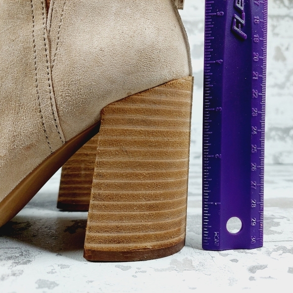 New Steve Madden Thrived Suede Leather Pointed Toe Ankle Boots E768 - Picture 9 of 14